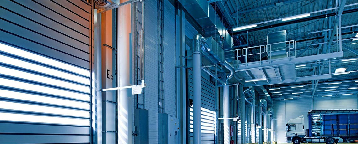 Industrial facility for commercial shipping